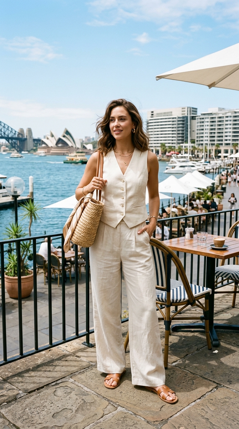 Classy Coastal Outfit: Sydney Brunch Style Guide for the Modern Woman
